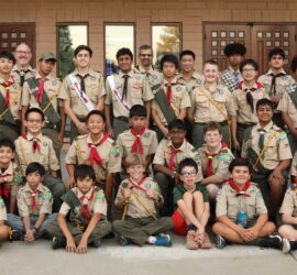 A group of scouts and leaders