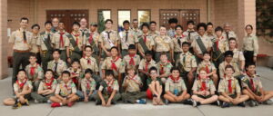A group of scouts and leaders